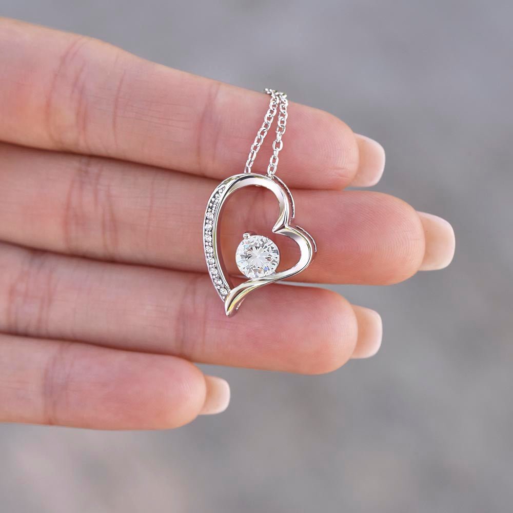 To My Amazing Wife - You are my most beautiful gift - Heart Necklace