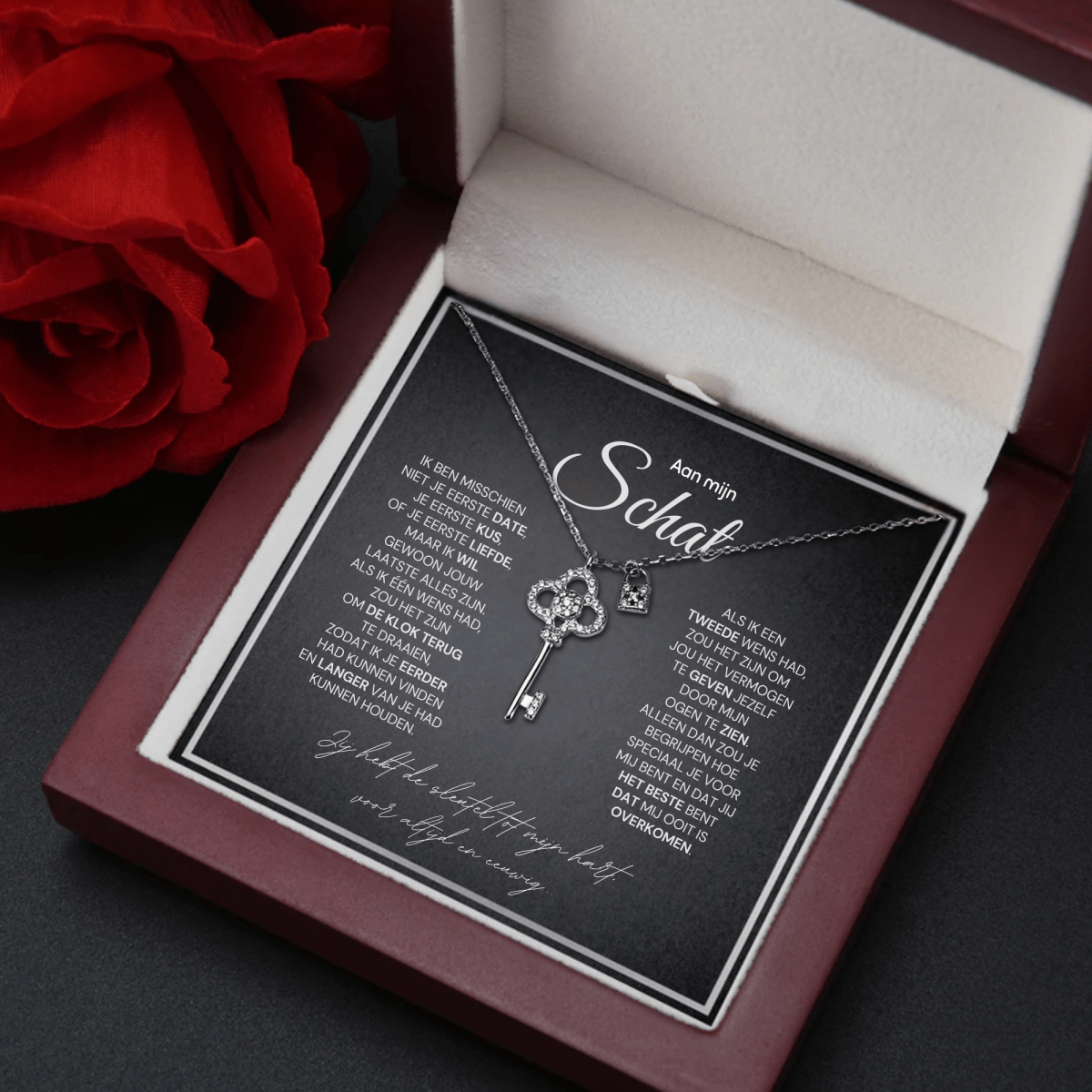 You Hold the Key to My Heart - Necklace Set Gift