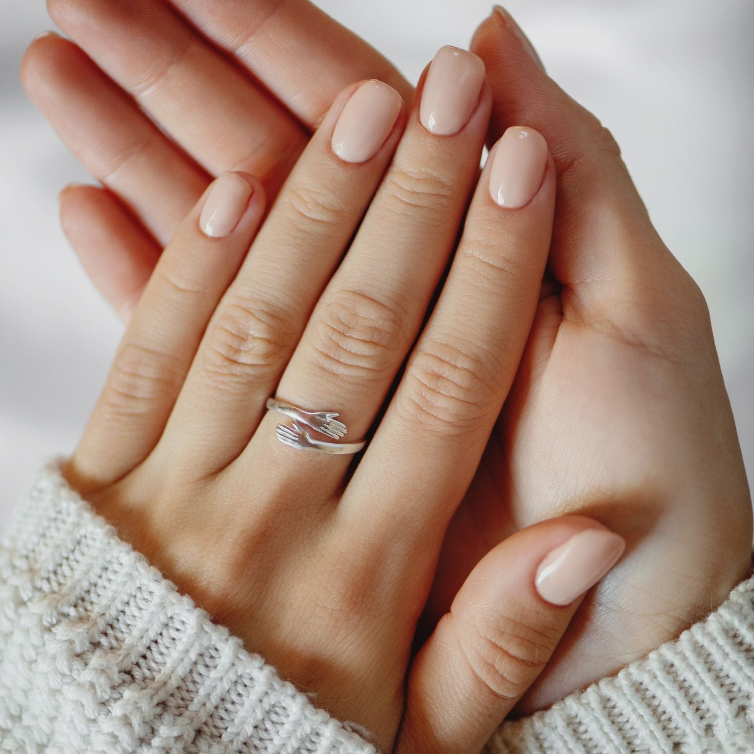 Silver Hug Ring