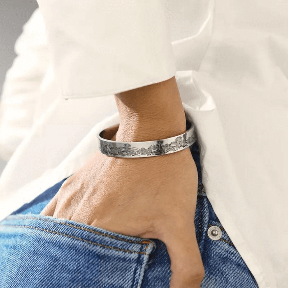 To My Granddaughter | I Will Always Be There for You | Engraved Bracelet