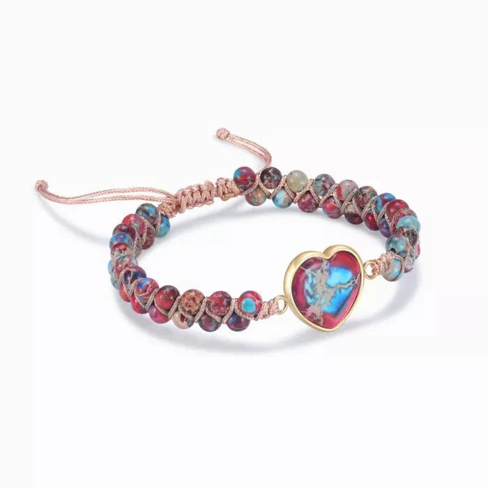 To My Granddaughter - Love You Forever - Heart Bracelet