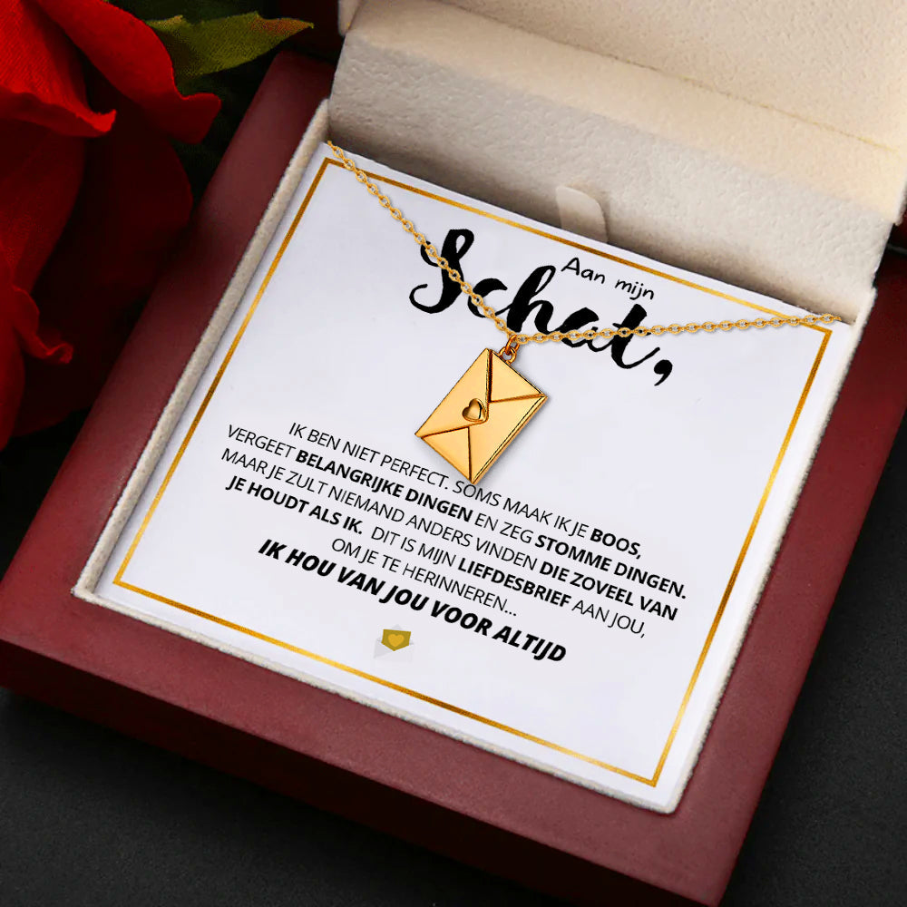 Necklace with Love Letter - To My Darling