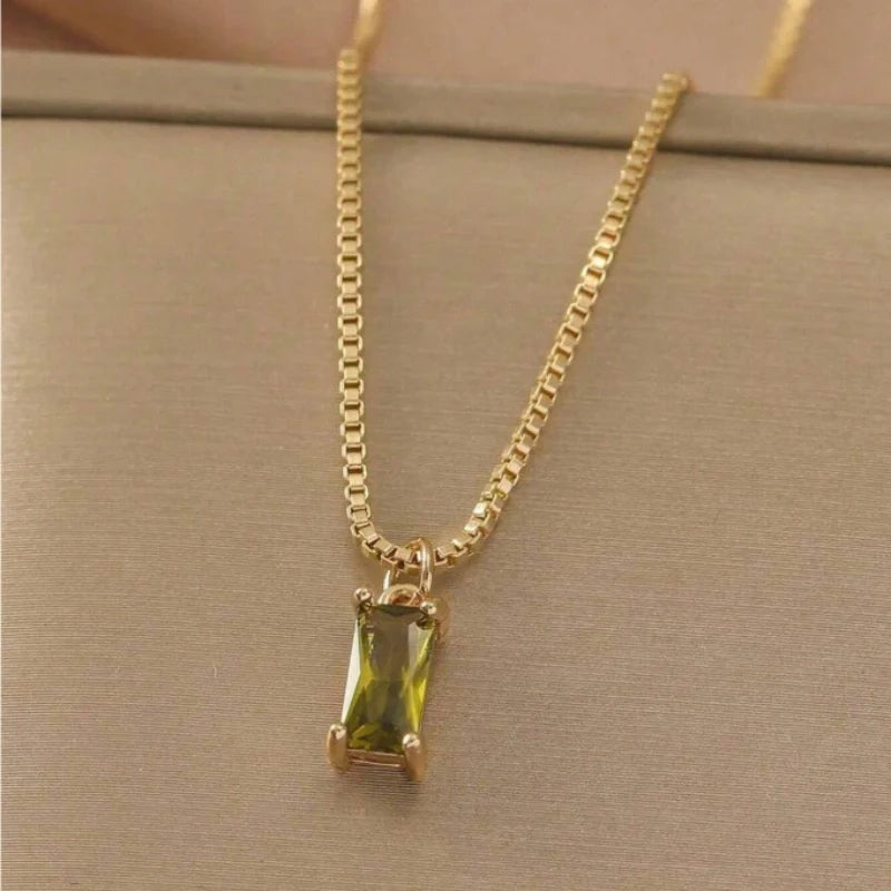 Personalized Birthstone Pendant - Mother Daughter Necklace