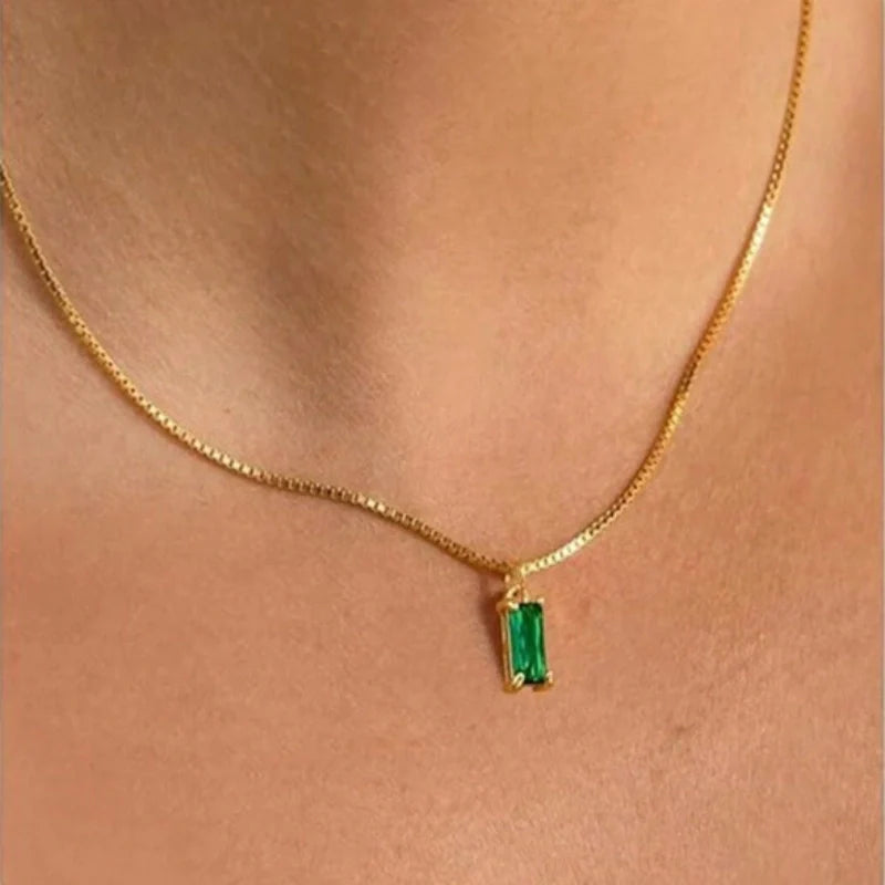 Personalized Birthstone Pendant - Mother Daughter Necklace