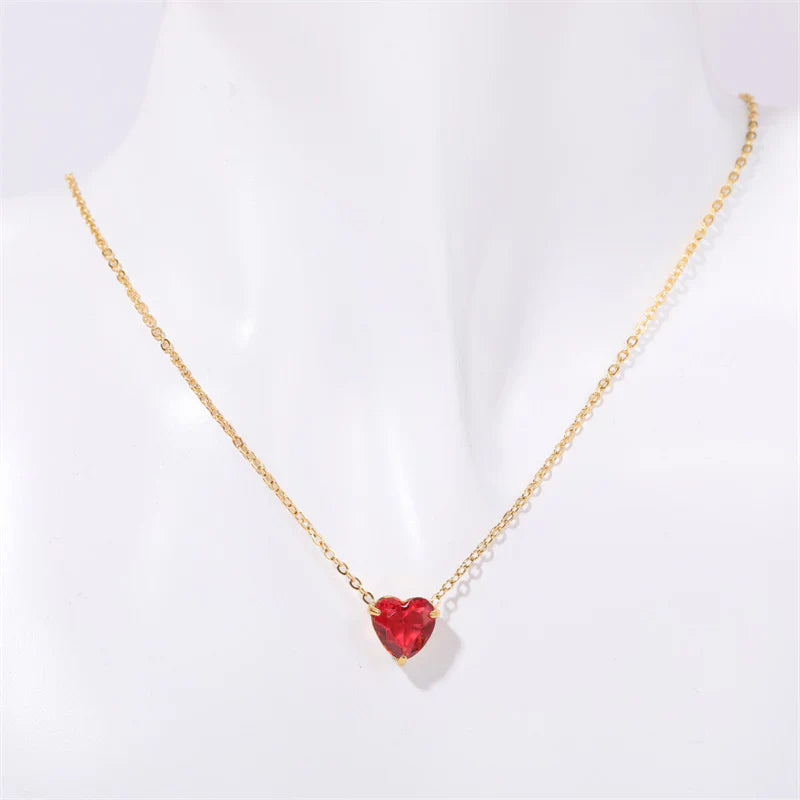 Personalized Birthstone Pendant - Mother Daughter Necklace