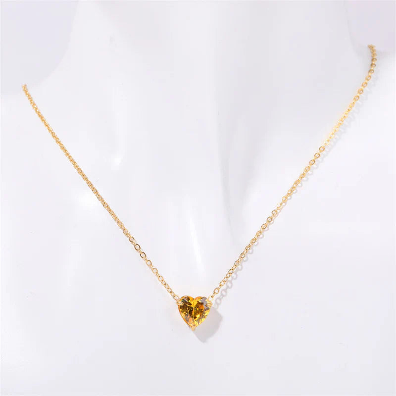 Personalized Birthstone Pendant - Mother Daughter Necklace