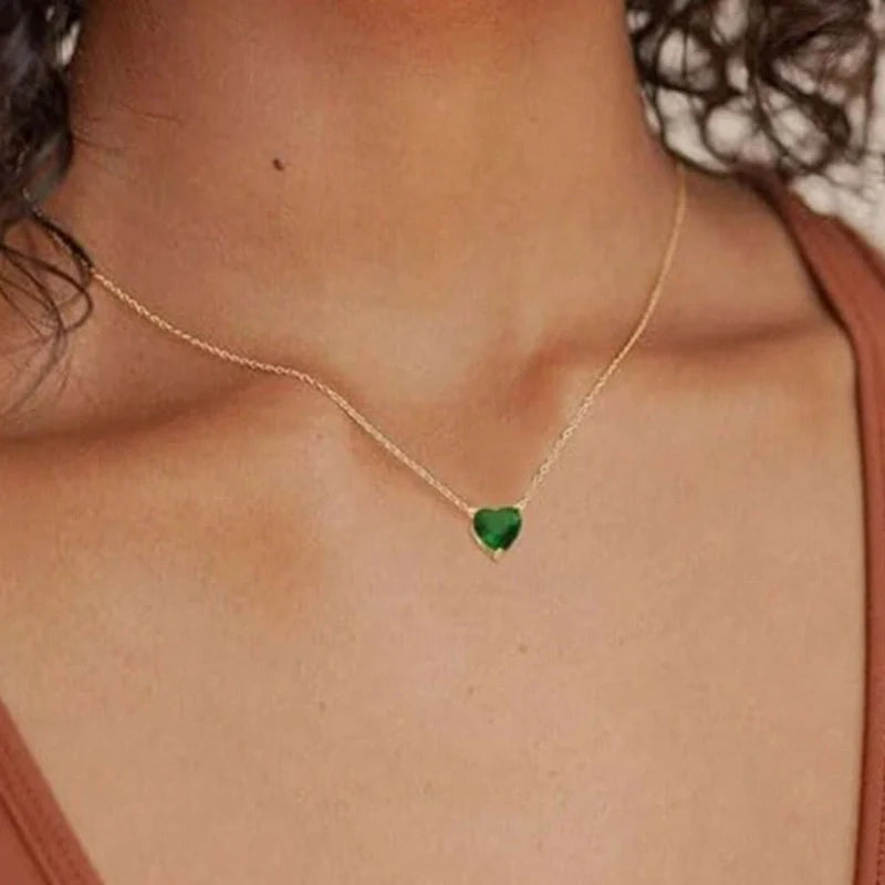 Personalized Birthstone Pendant - Mother Daughter Necklace