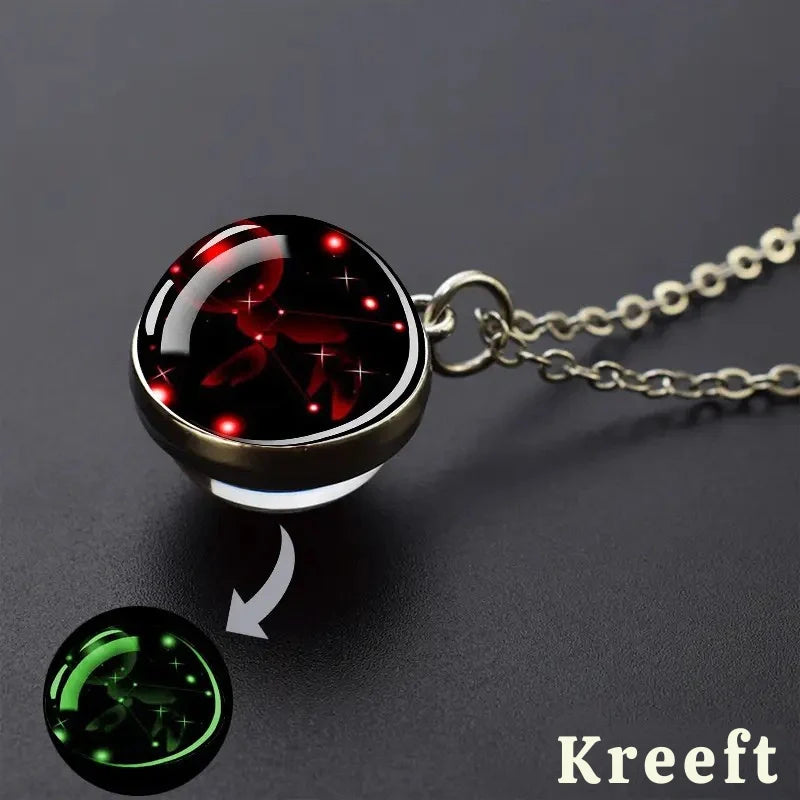 Personalized Glow-in-the-Dark Constellation Pendant Necklace - Gifts for Him