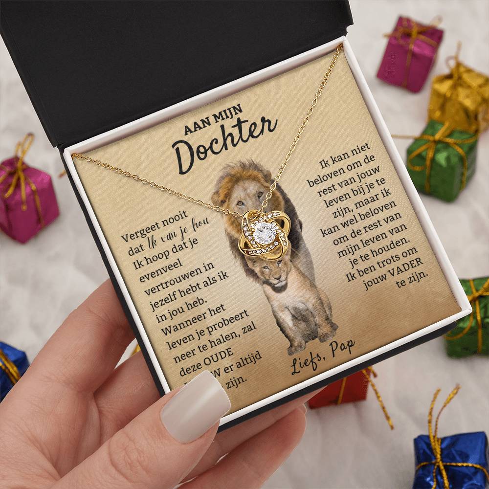 To My Daughter - Proud of You - Love Knot