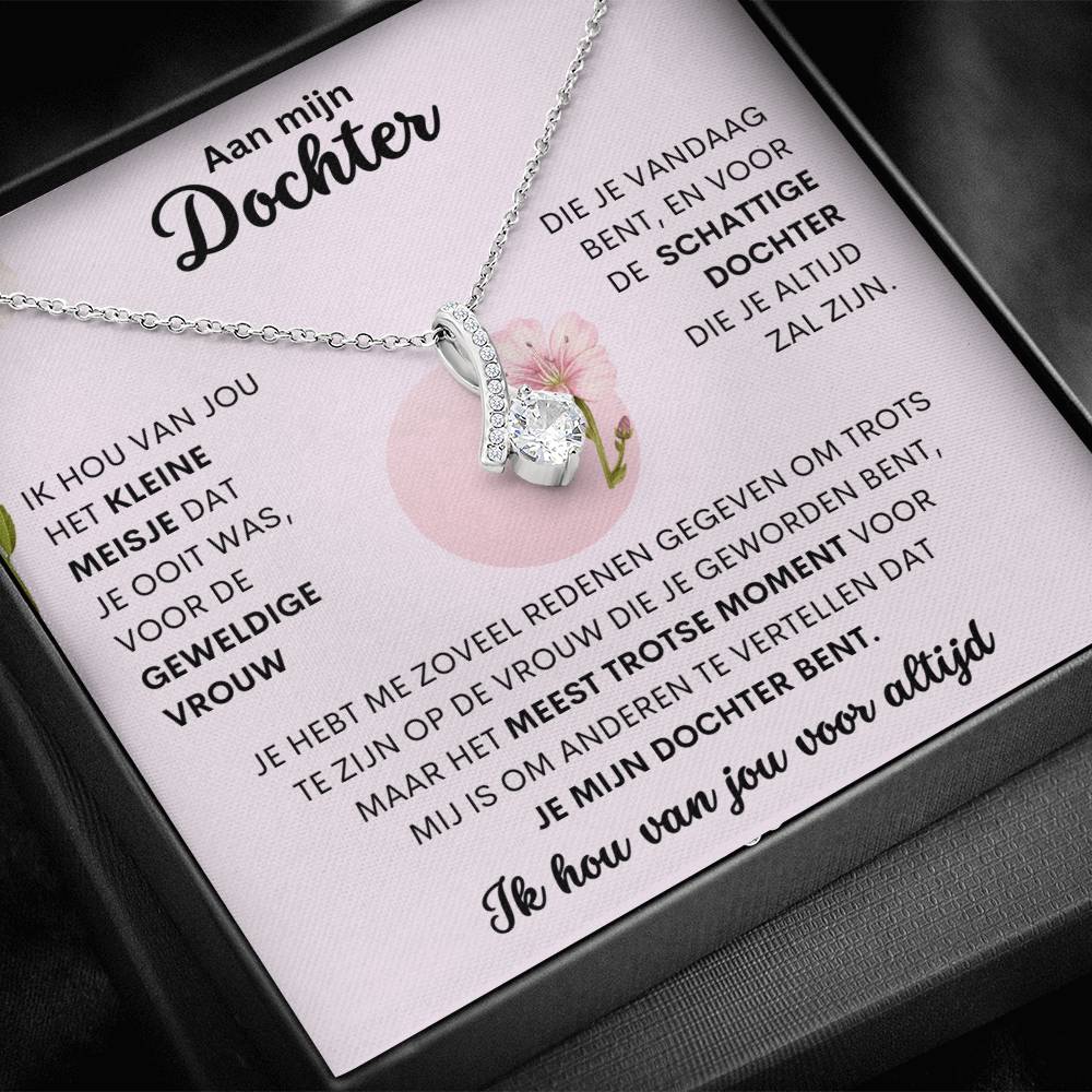 To My Daughter - Proud of You - Beautiful Necklace
