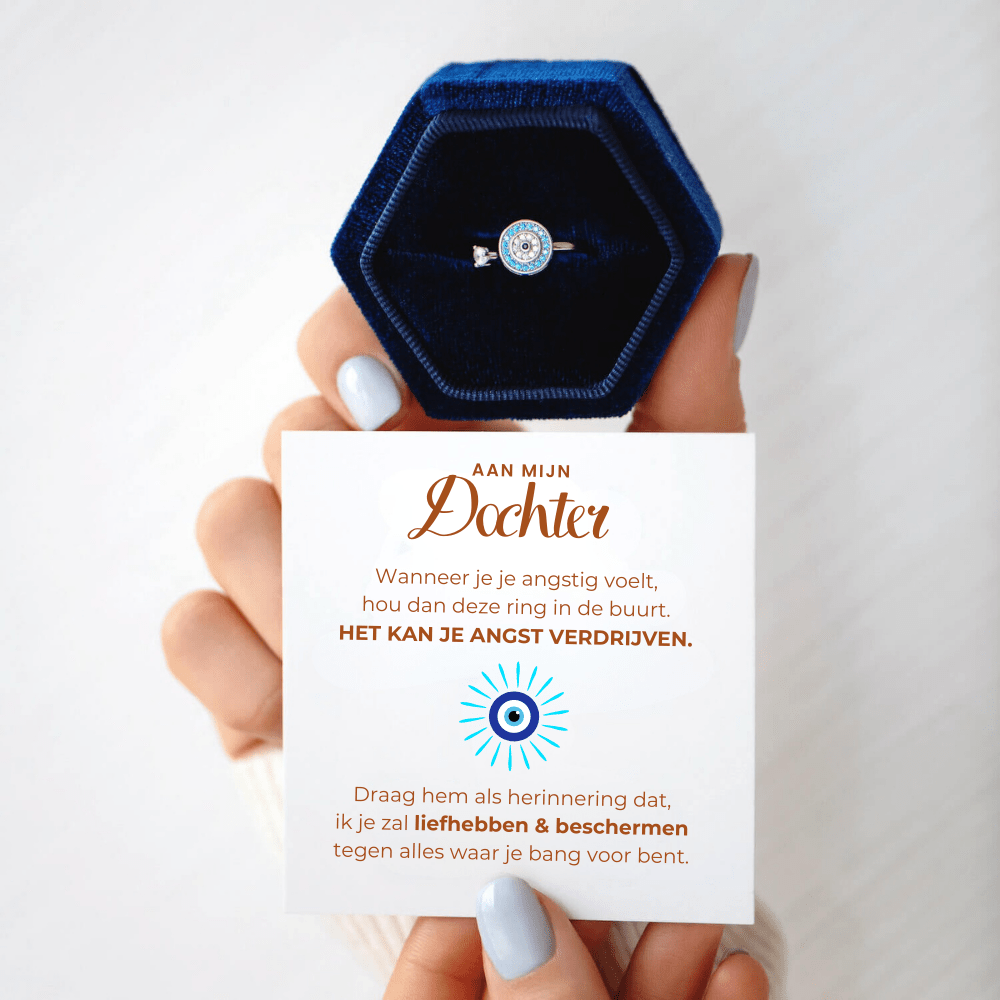 To My Daughter | Evil Eye Fidget Ring