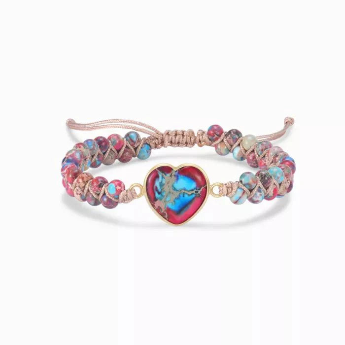 To My Granddaughter - Love You Forever - Heart Bracelet