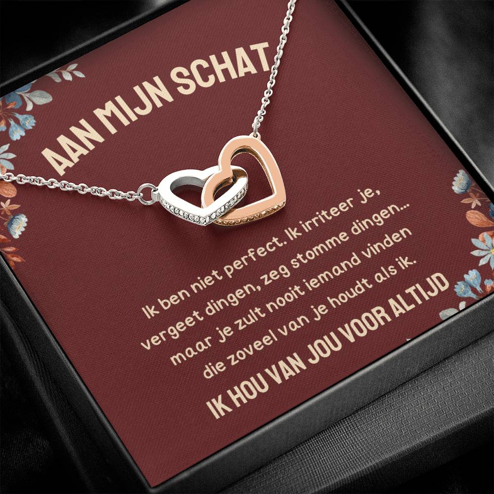 To My Treasure - Hearts Necklace