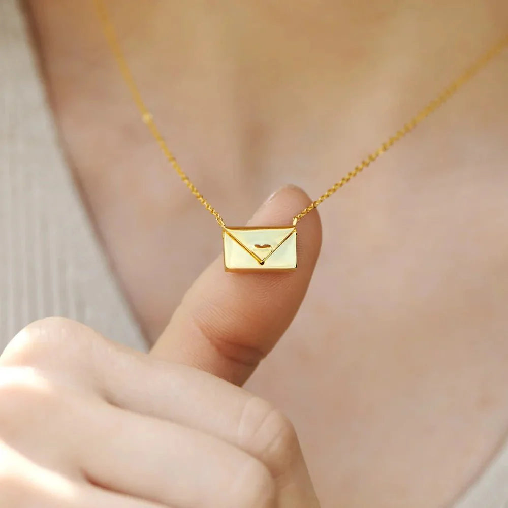 I Love You Forever - Envelope Pendant