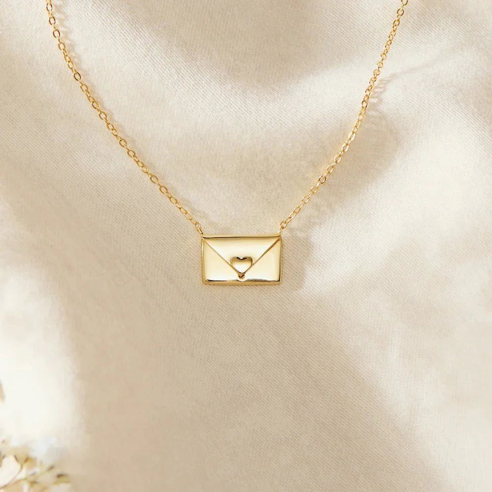 I Love You Forever - Envelope Pendant