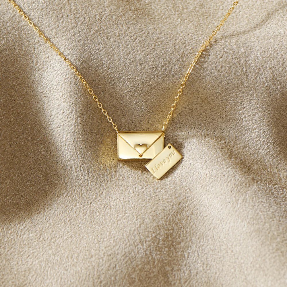 I Love You Forever - Envelope Pendant