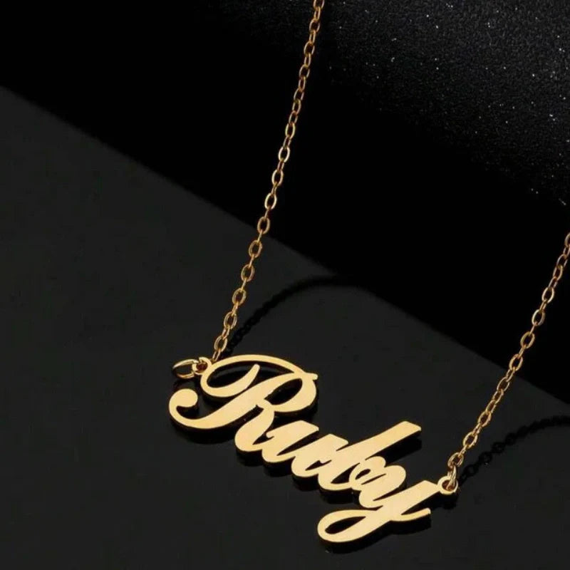 Engraved Name Necklace - Personalized Gift for Women