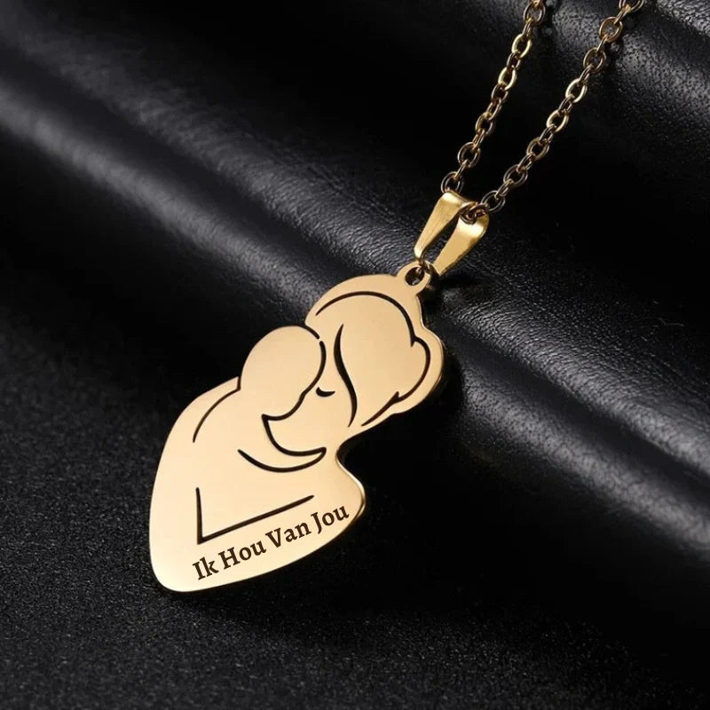 Personalized Baby Engraved Necklace - Mother's Day Gifts
