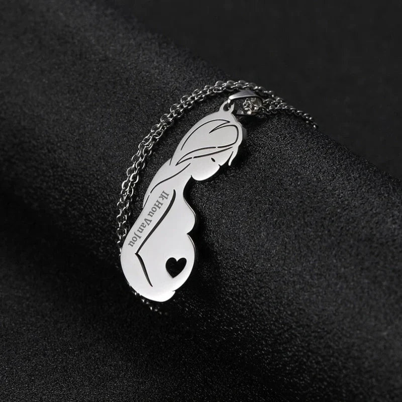 Personalized Baby Engraved Necklace - Mother's Day Gifts