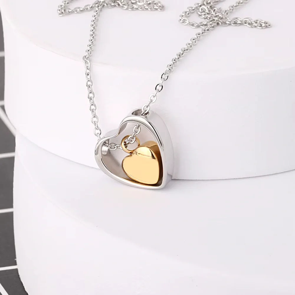 Personalized Cremation Urn Necklace with Pet Ashes - Gifts for Her