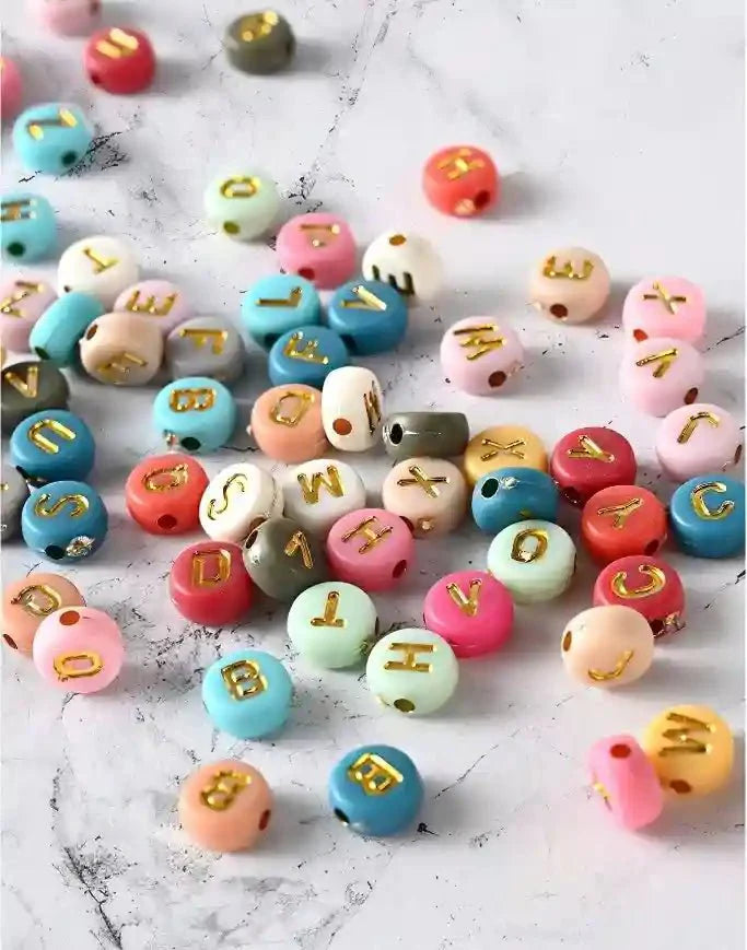 Personalized Beaded Heart Necklace for Kids