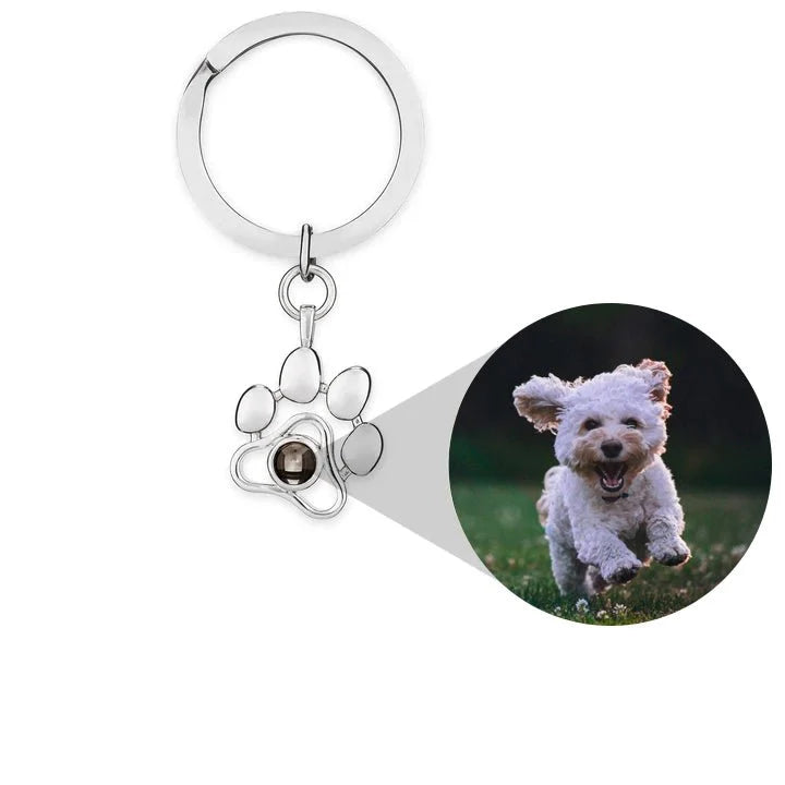 Personalized Keychain with Pet Photo