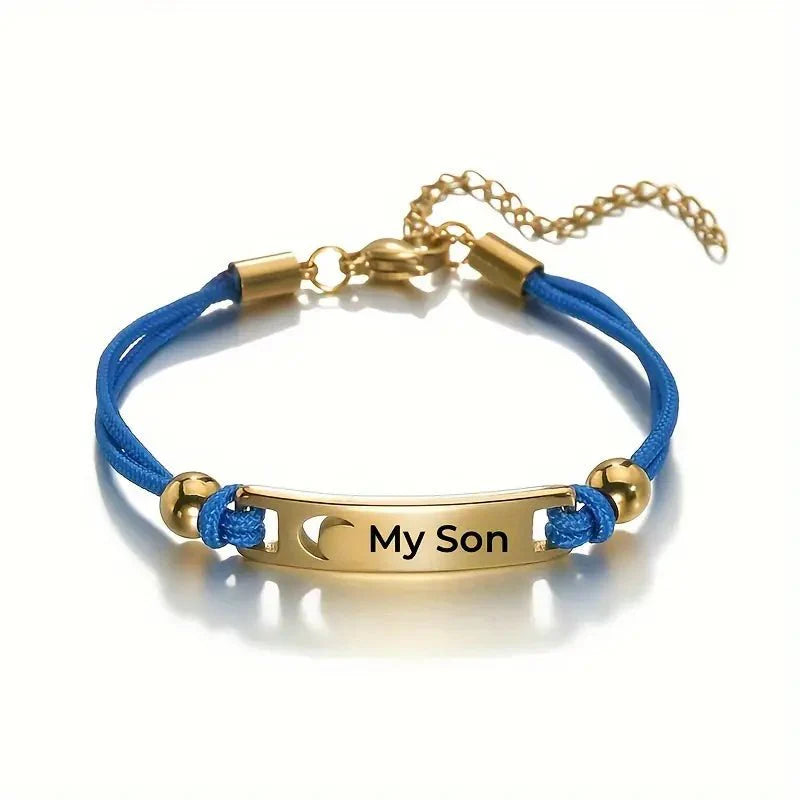 Personalized Rope Bracelet with Pattern for Kids