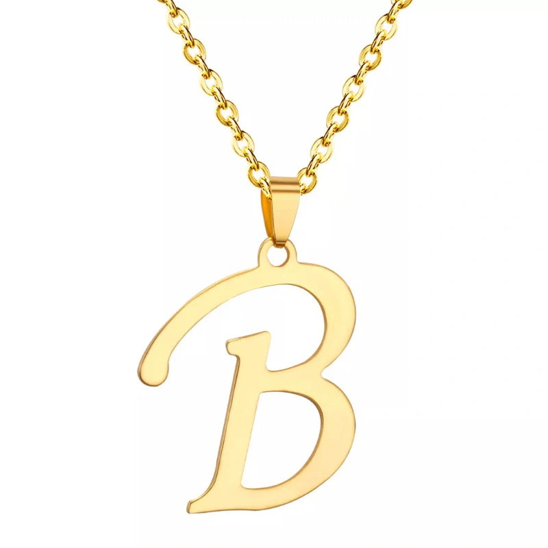 Personalized Initial Necklace With Letters - Gifts For Her