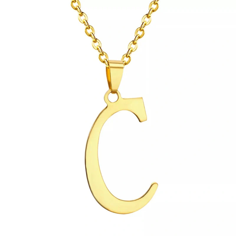 Personalized Initial Necklace With Letters - Gifts For Her