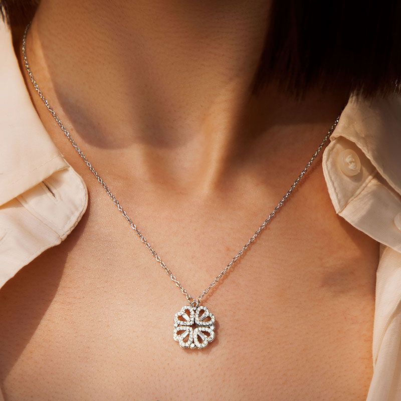 Four Leaf Clover Eternal Love & Luck Necklace