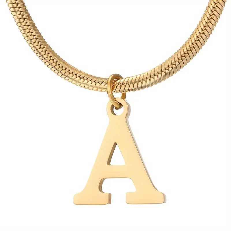 Personalized Letter Hanger Necklace - Gift for Her