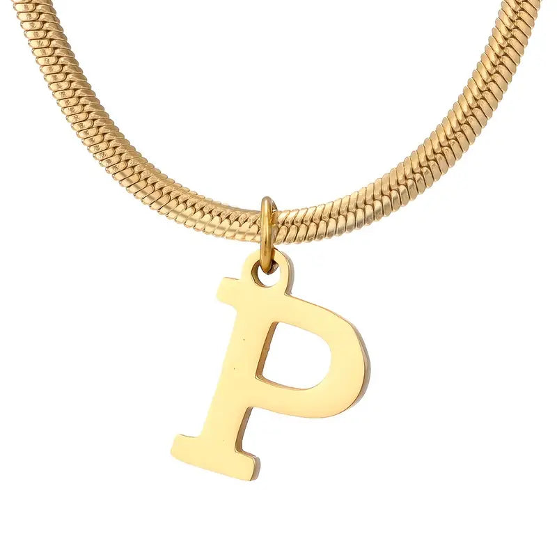 Personalized Letter Hanger Necklace - Gift for Her