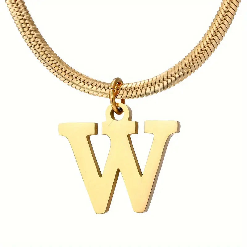 Personalized Letter Hanger Necklace - Gift for Her