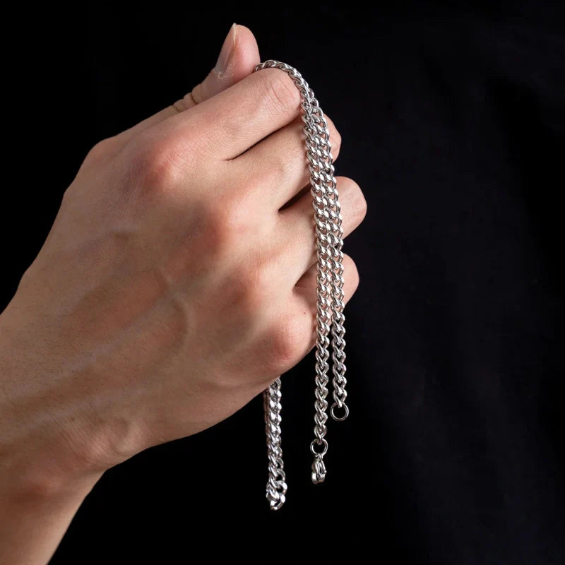 Stainless Steel Cuban Link Chain - Boys Necklace