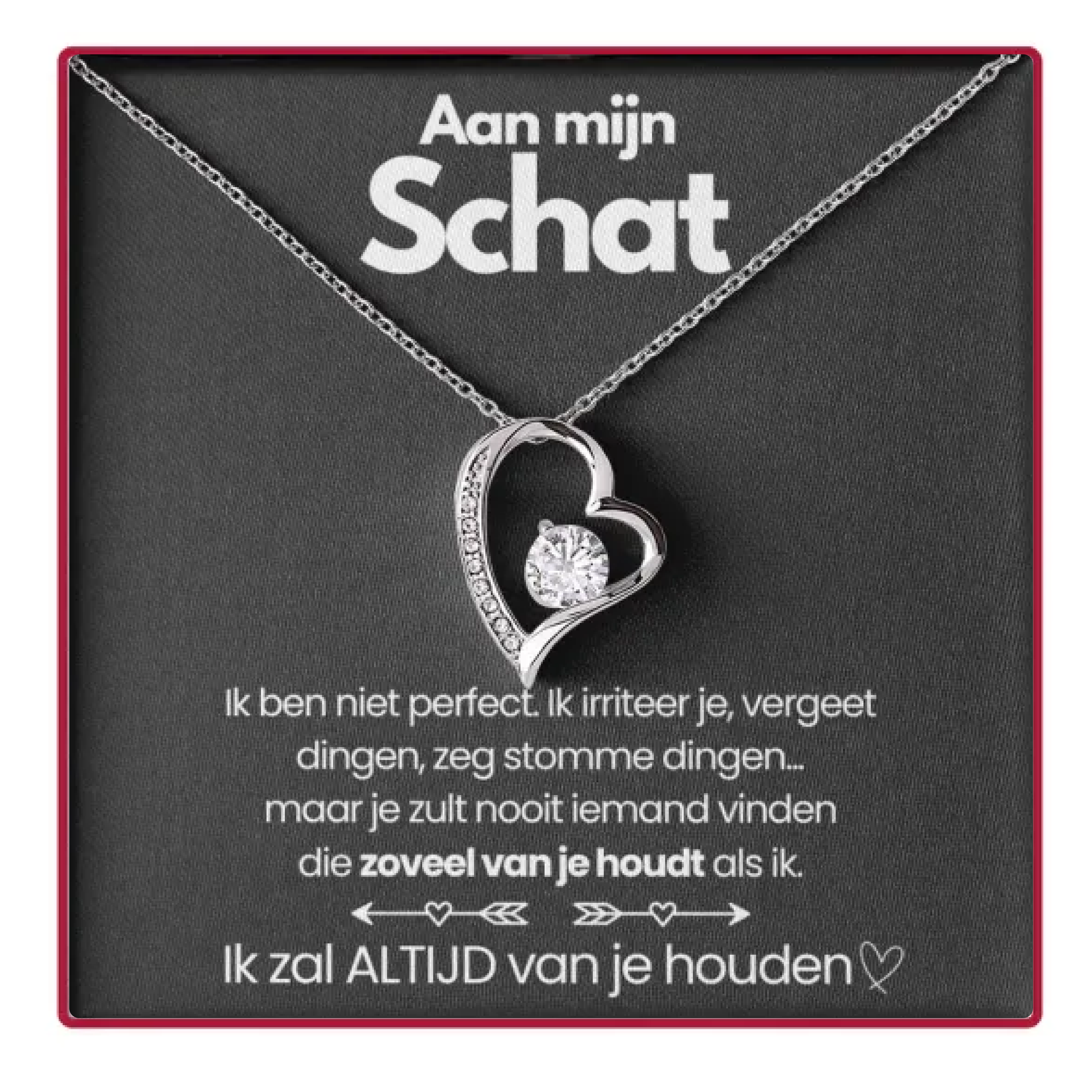 To My Treasure - I Will Always Love You - Eternal Rose Box