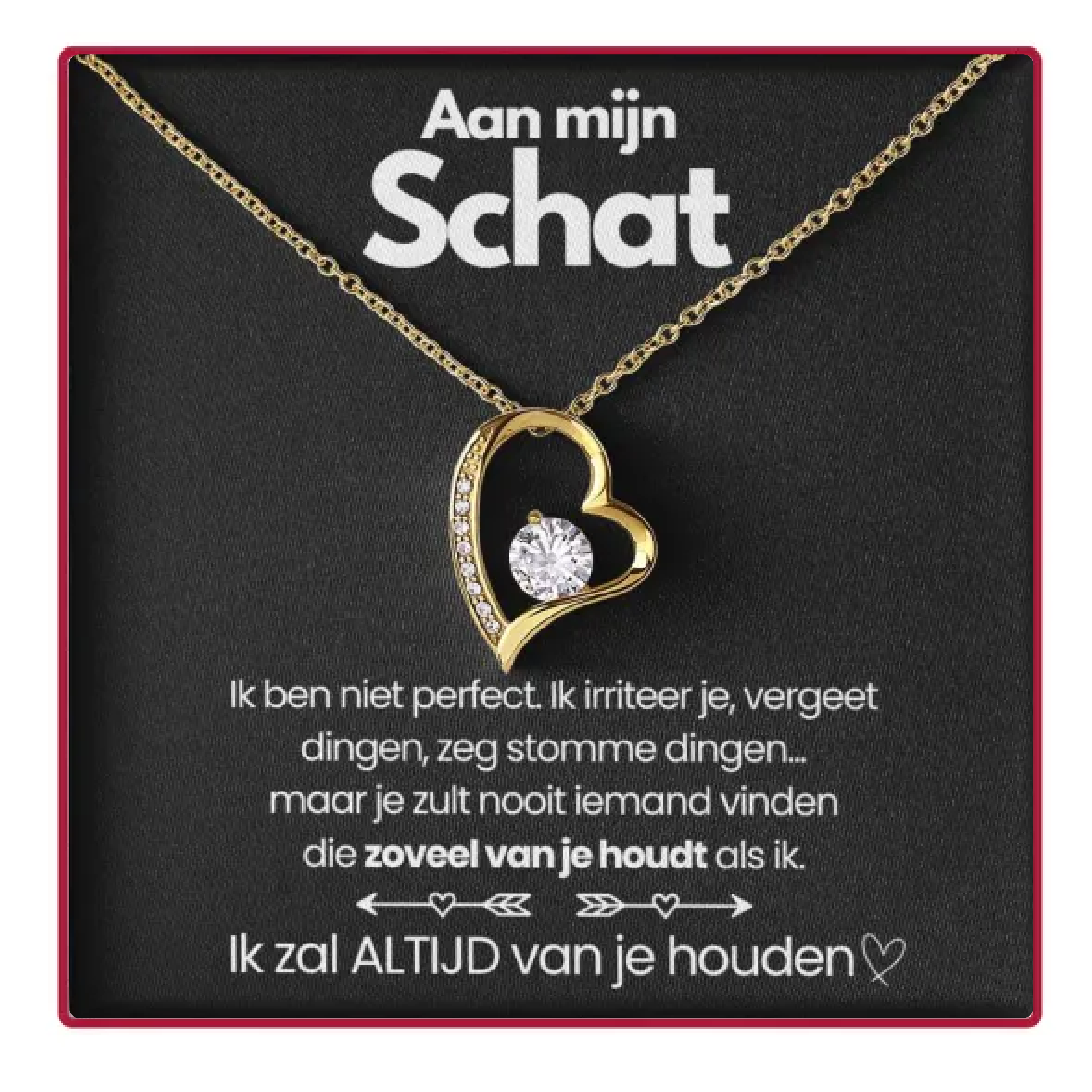 To My Treasure - I Will Always Love You - Eternal Rose Box