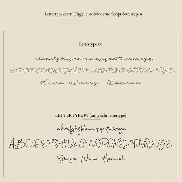 Personalized Handwriting Name Necklace