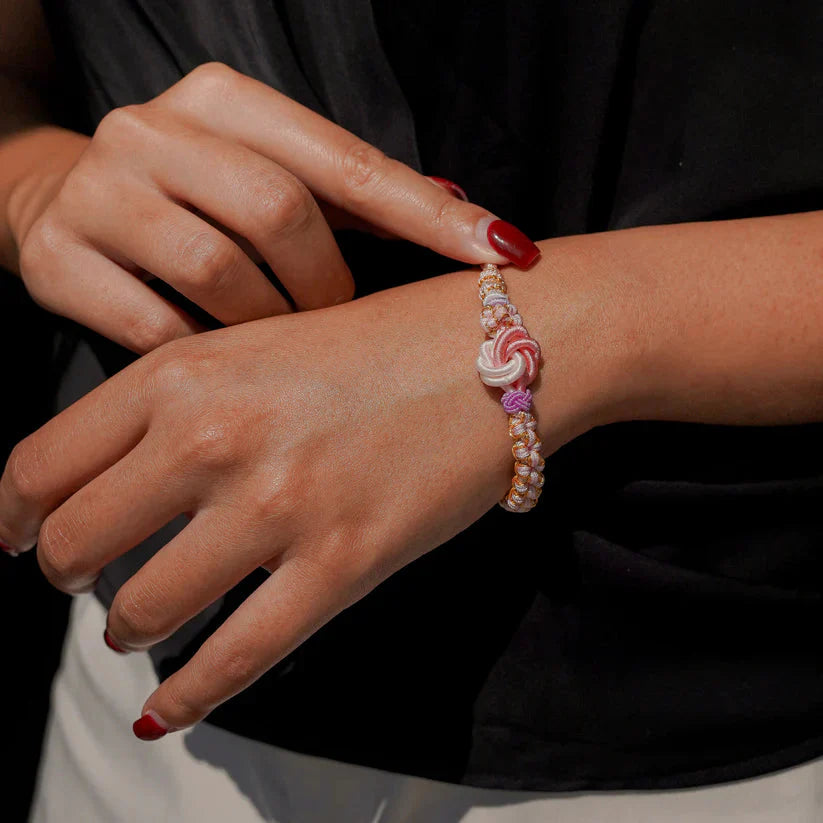 To My Granddaughter - Forever Knot Bracelet