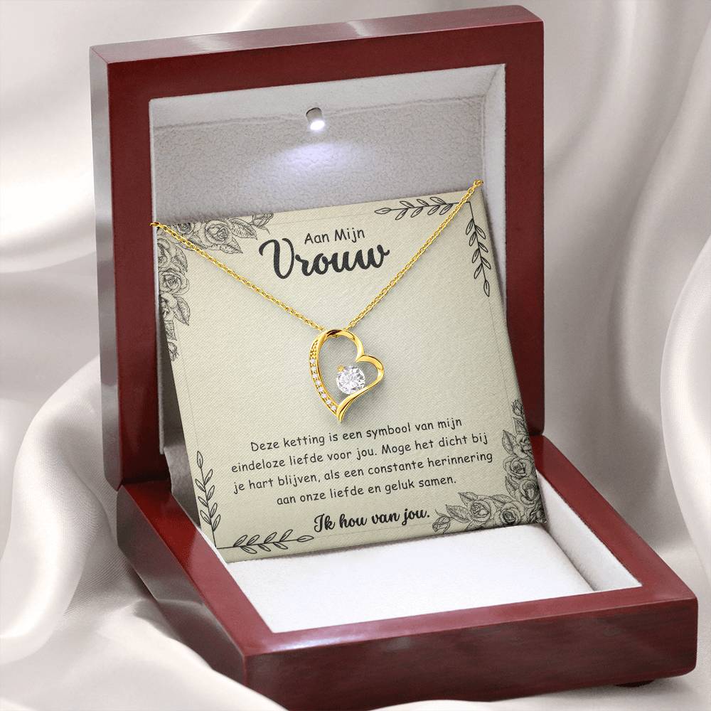 To My Wife - Heart Necklace