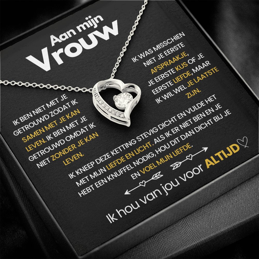 Heart Necklace - To My Wife