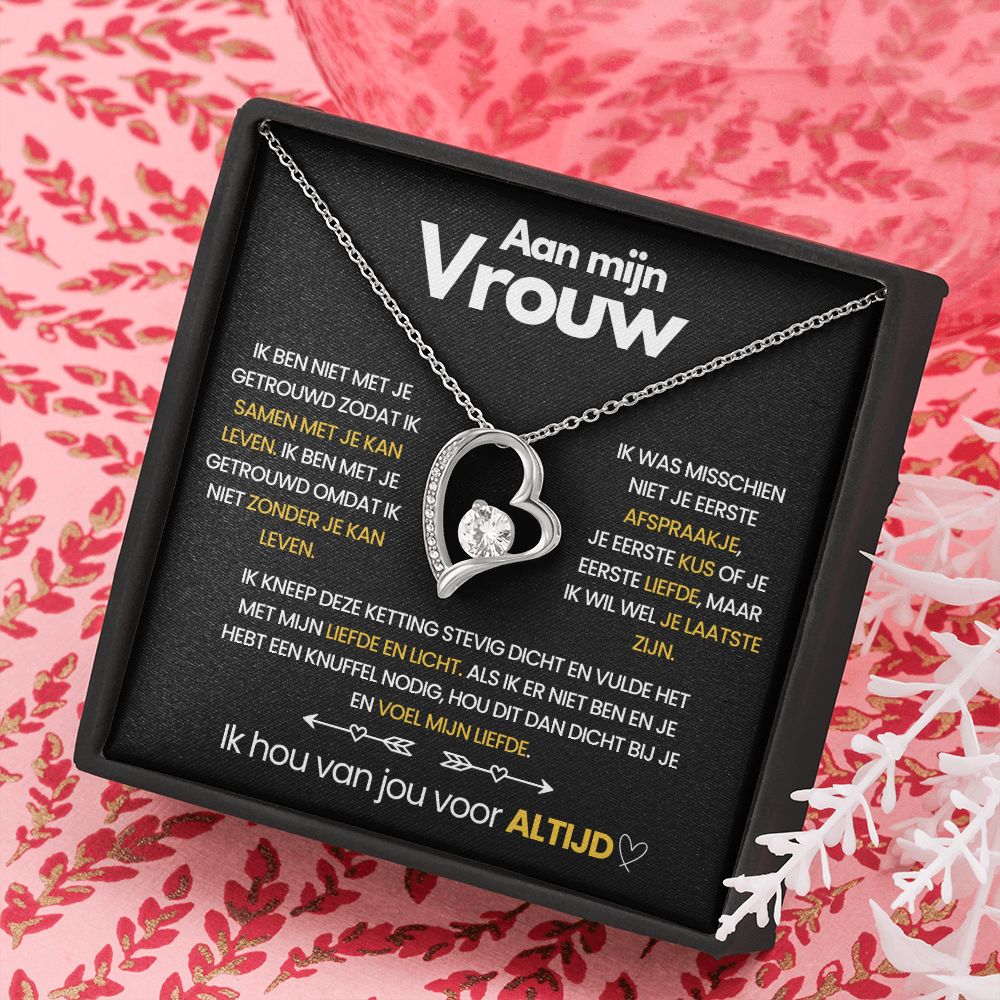 Heart necklace - To my Wife