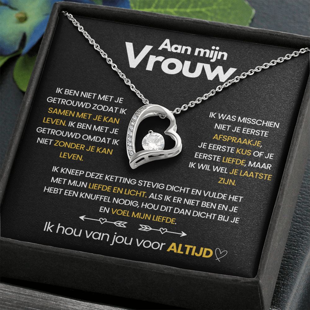 Heart Necklace - To My Wife