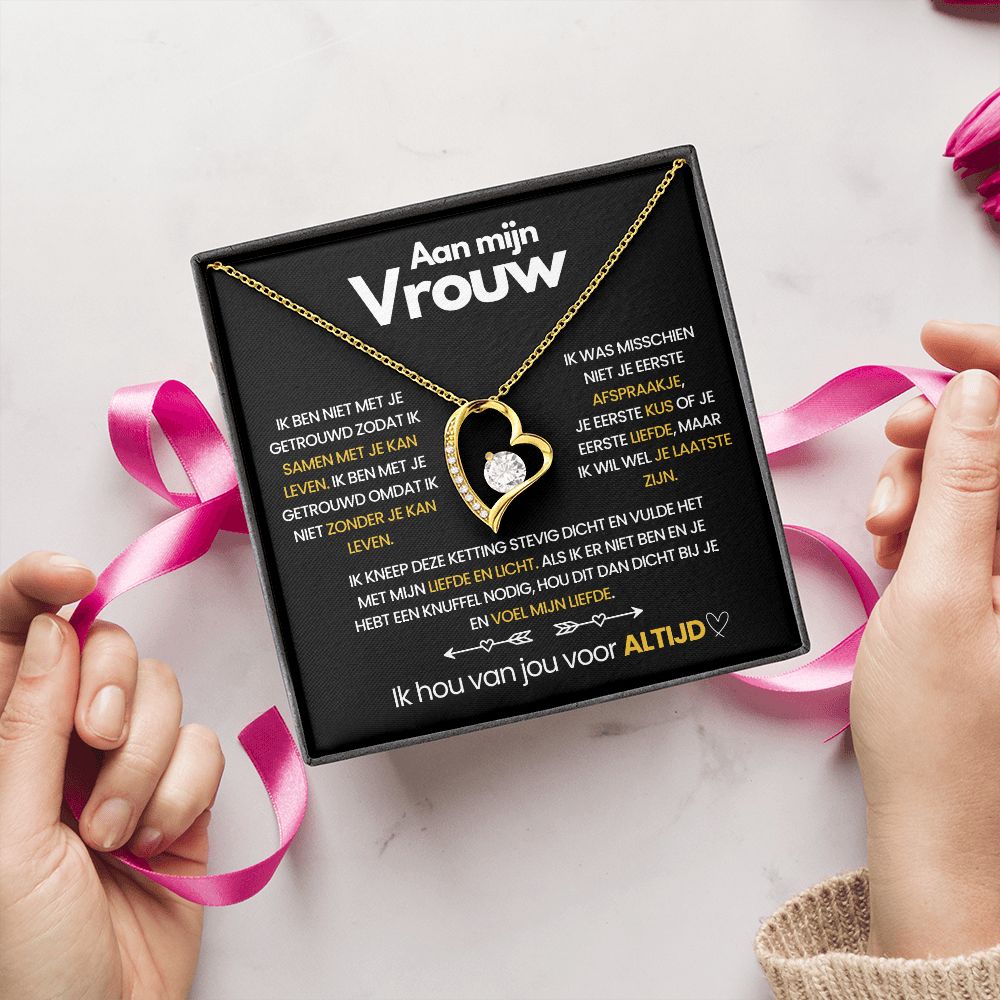 Heart Necklace - To My Wife