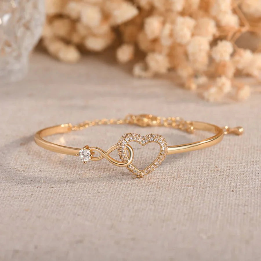 Mother & Daughter - Infinite Heart Bracelet
