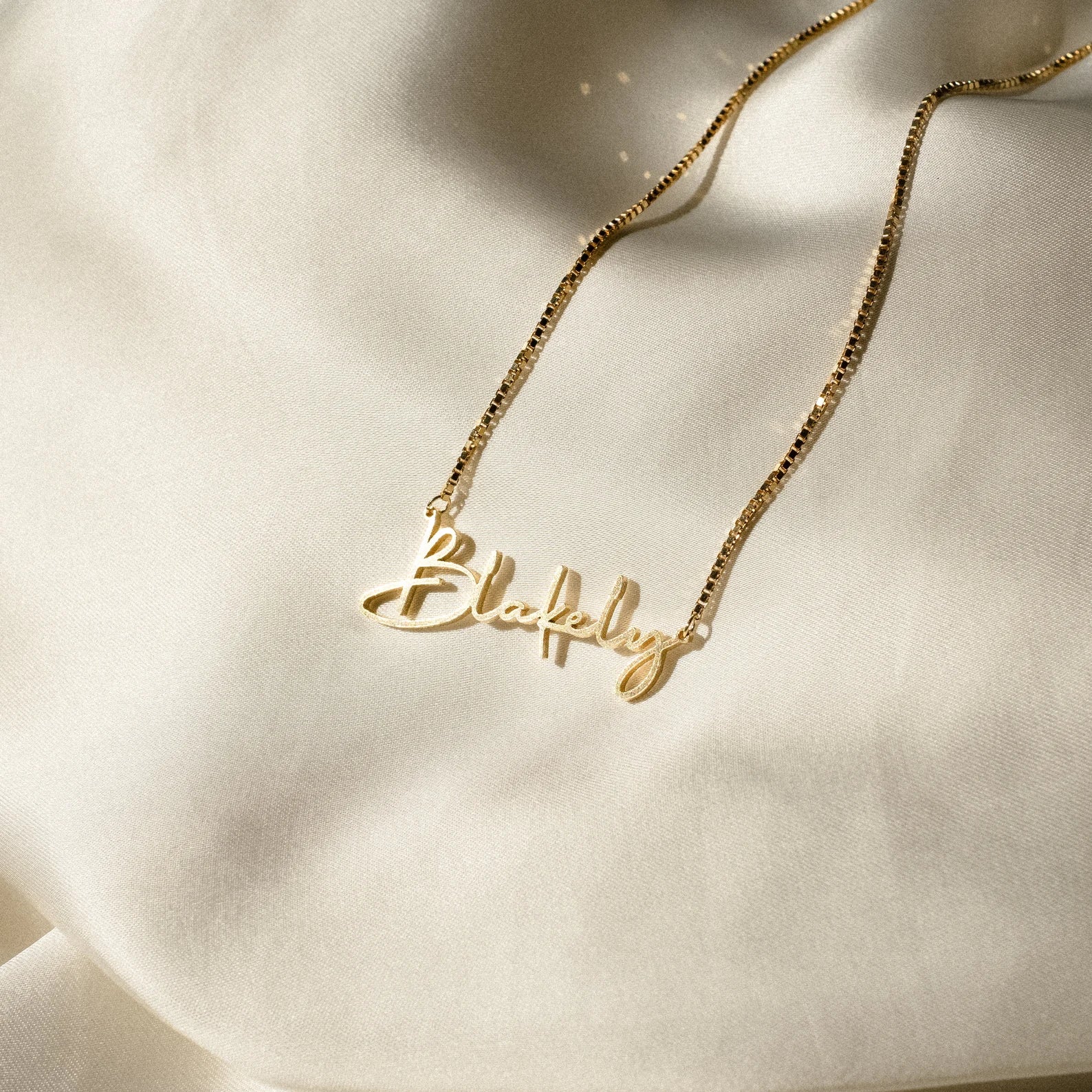 Personalized Handwriting Name Necklace