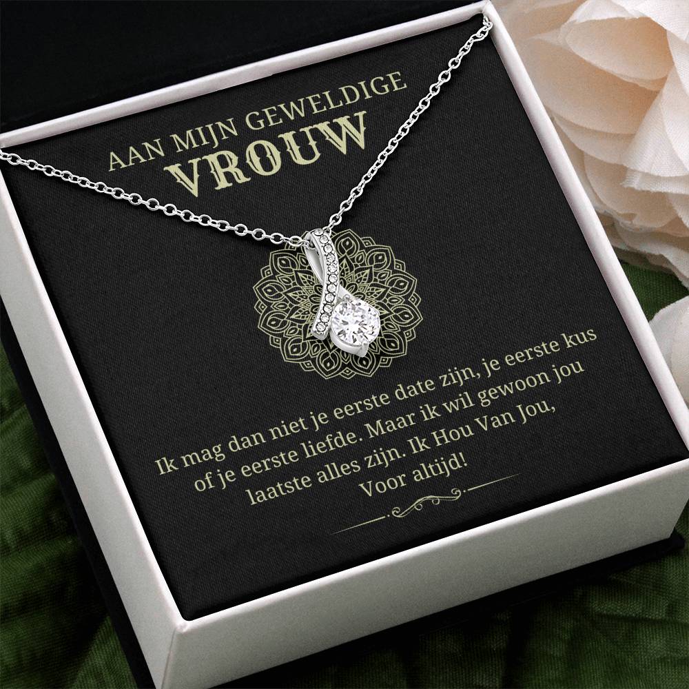To My Wife - I love you, forever and always - Alluring Beauty Necklace