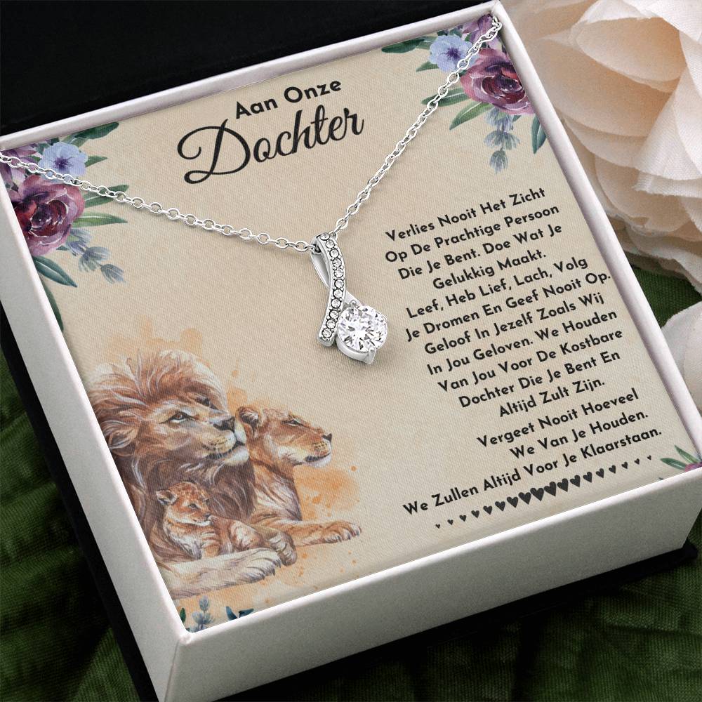 To Our Daughter - You Are Amazing - Alluring Beauty Necklace