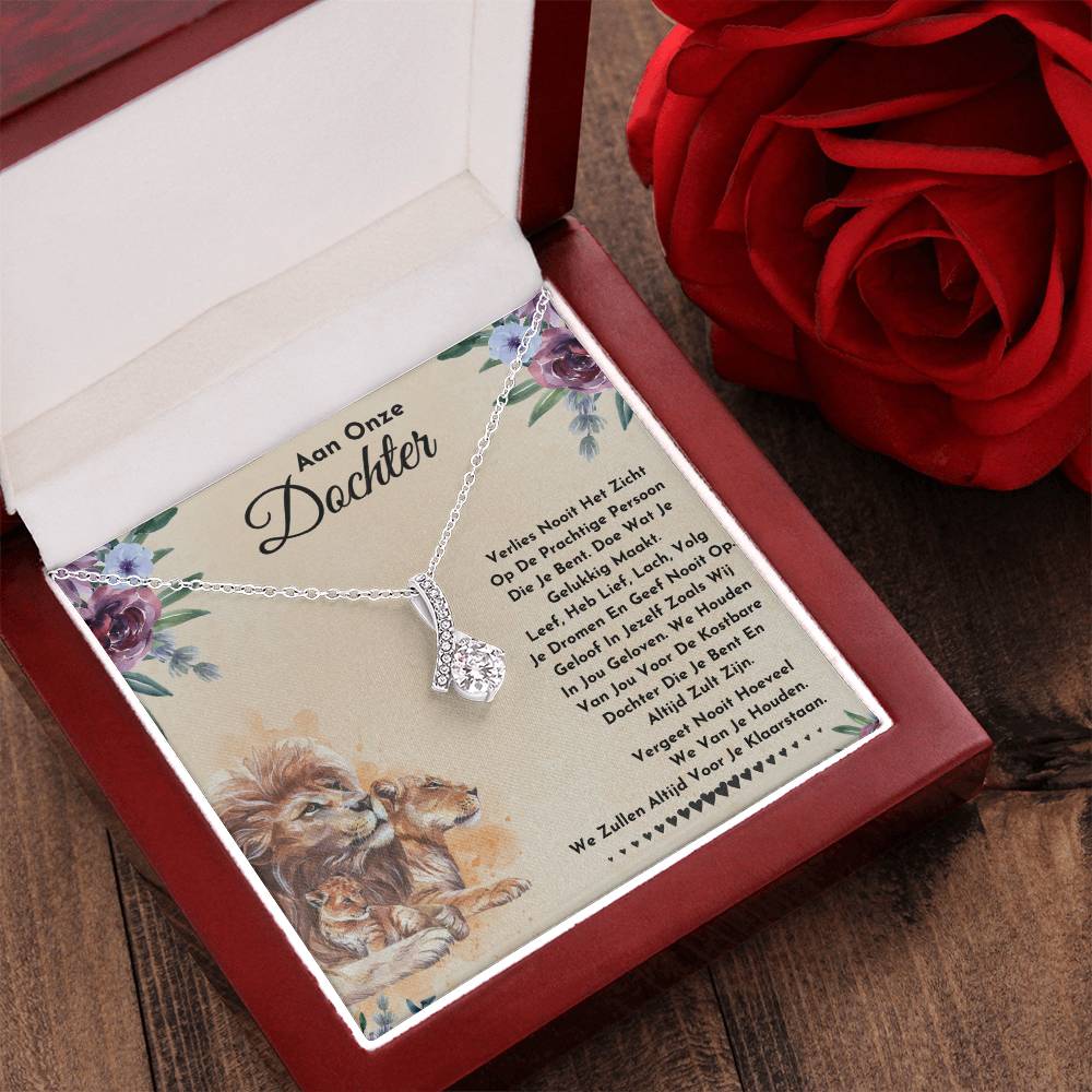 To Our Daughter - You Are Amazing - Alluring Beauty Necklace