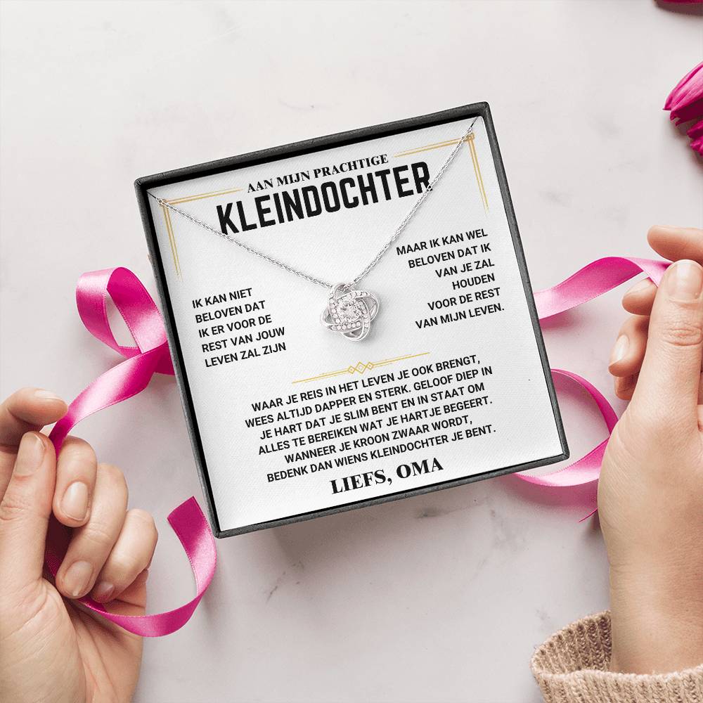 To My Granddaughter - Love Knot - Love, Grandma