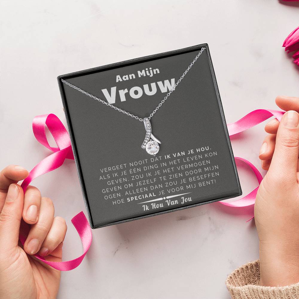 To My Wife - Never Forget That I Love You - Alluring Beauty Necklace